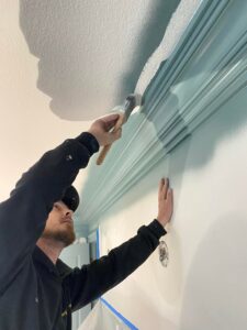 Garrett Painting Cutting In Ceiling