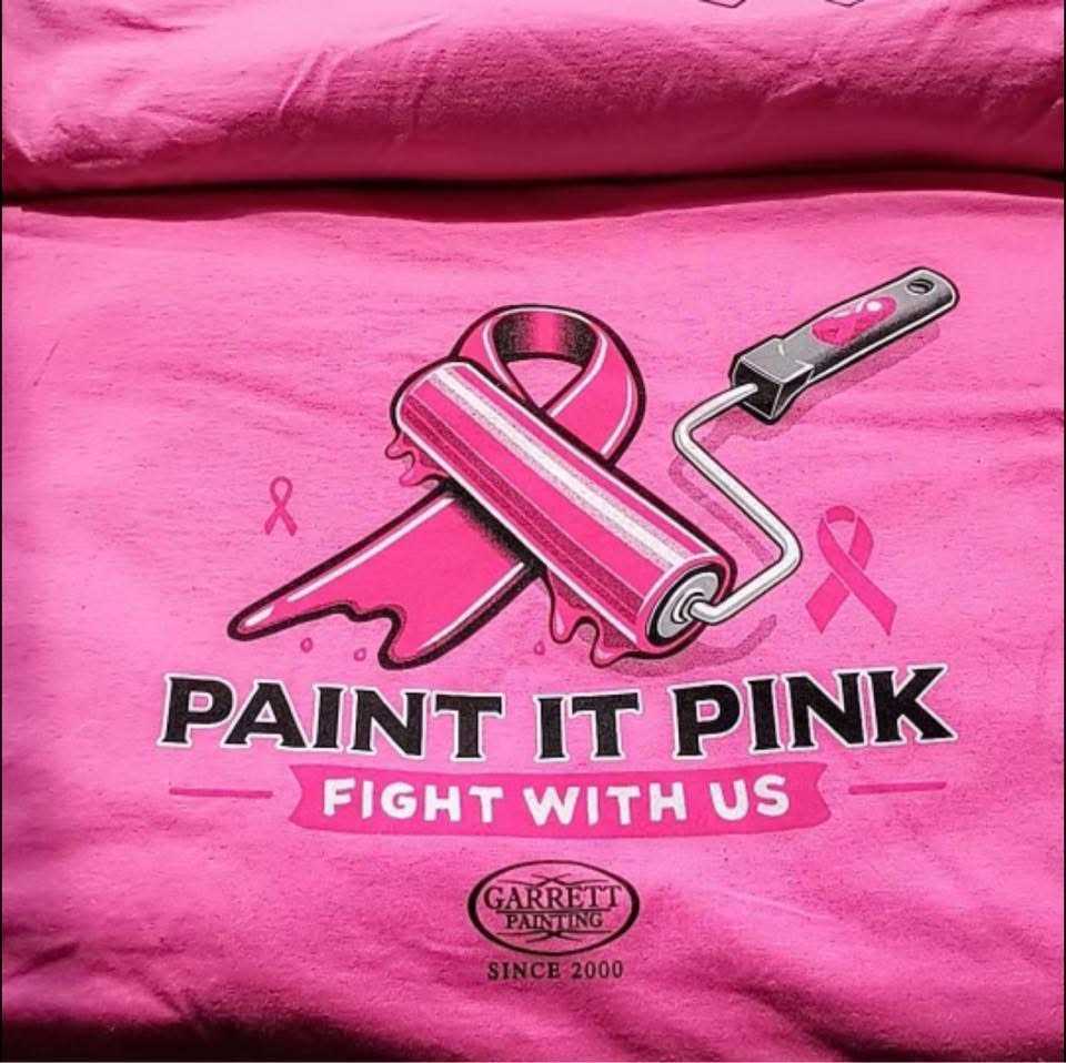Pink Out Month at Garrett Painting Support Breast Cancer